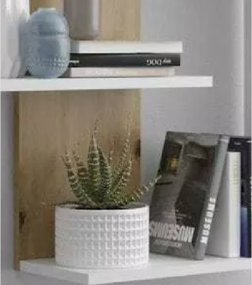 REPISA MODERNA MINIMALISTA FLOTANTE BLANCO - 2