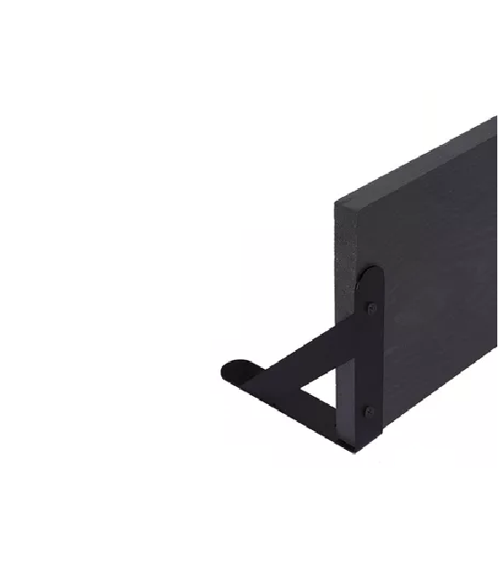 REPISAS FLOTANTES DE MADERA MULTIPROPÓSITO KIT 4 NEGRO - 1