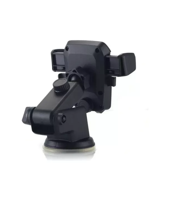 PORTA CELULAR GPS PARA AUTO, PARABRISAS AJUSTABLE, COLOR NEGRO - 5