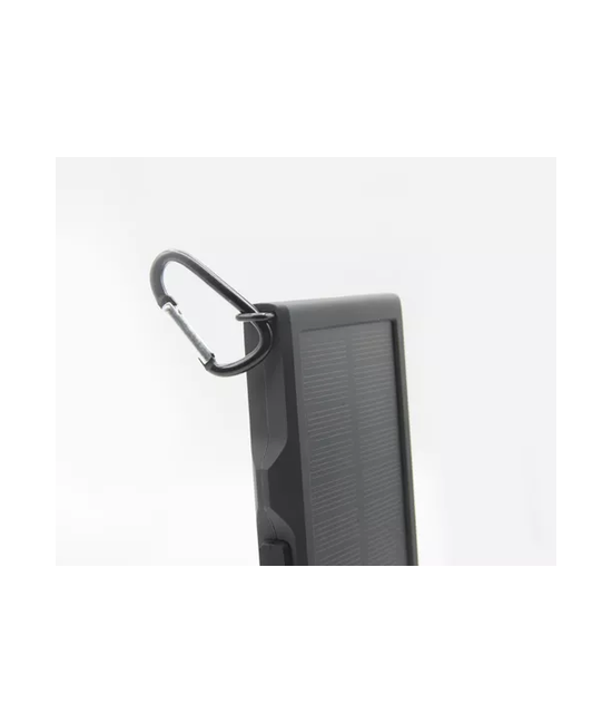 KANKA - BATERÍA RECARGABLE POWERBANK 10.000MAH, CARGA SOLAR, COLOR NEGRO - 6