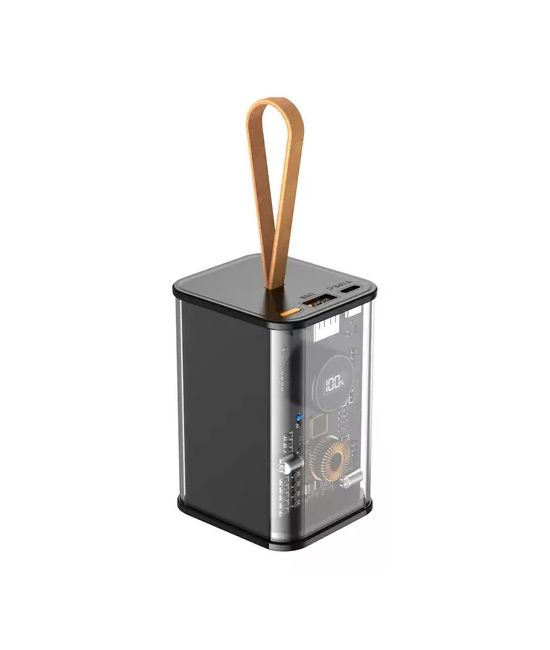 CARGADOR PORTÁTIL 20000MAH, BATERÍA PARA LAPTOP, 65W, COLOR NEGRO - 2