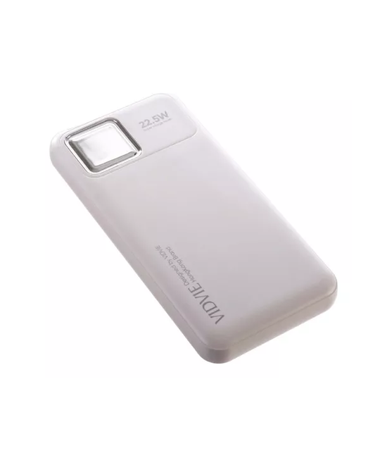 GENÉRICO CARGADOR BATERÍA EXTERNA VIDVIE ULTRA RÁPIDA 20000MAH, COLOR BLANCO