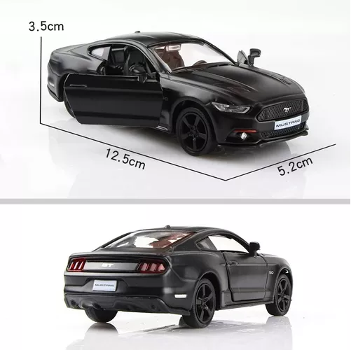 AUTO FORD MUSTANG GT, NEGRO, ESCALA 1:36, COLECCIONABLE - 2