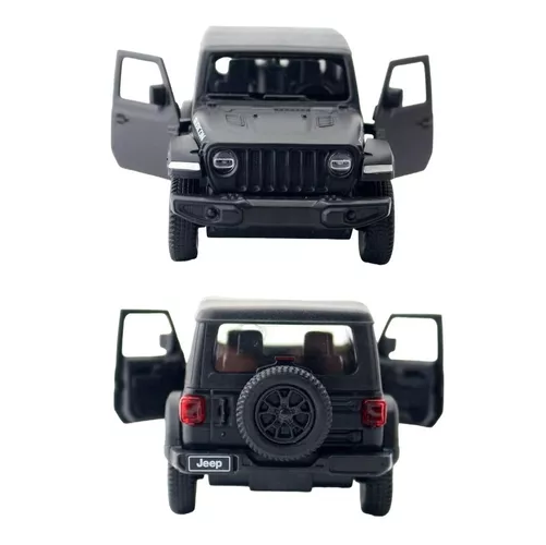 JEEP WRANGLER RUBICON NEGRO, ESCALA 1:36 - 2