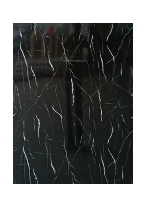LÁMINA MURAL ADHESIVA EFECTO MÁRMOL NEGRO, PACK DE 10 - 1