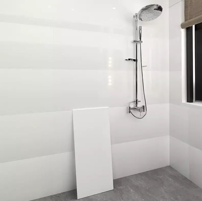 PACK DE 15 PALMETAS AUTOADHESIVAS PARA PARED 30X60 CM, COLOR BLANCO - 6