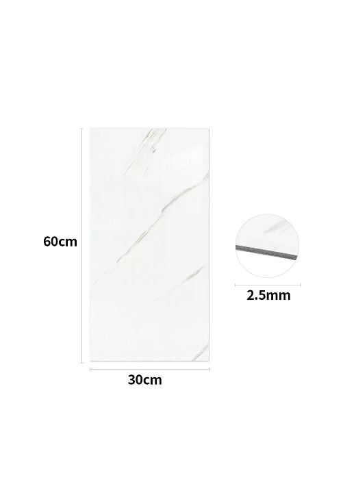 PACK DE 15 PALMETAS AUTOADHESIVAS PARA PARED 30X60 CM, COLOR BLANCO - 1