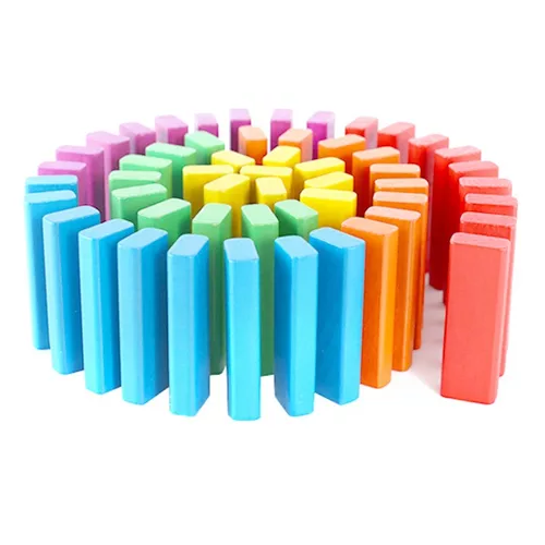 JUEGO EDUCATIVO DE BLOQUES DE CONSTRUCCIÓN 54 PIEZAS COLORIDOS - 3