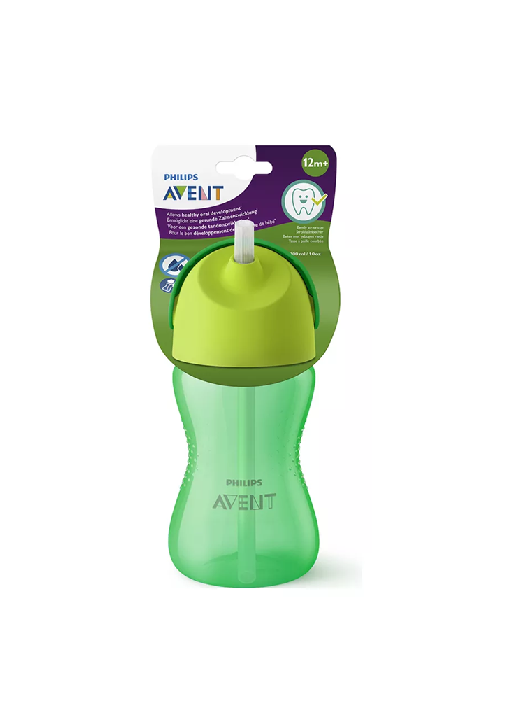 VASO 300 ML SORBETE TAPA +12M ANTI DERRAME, COLOR VERDE - 5