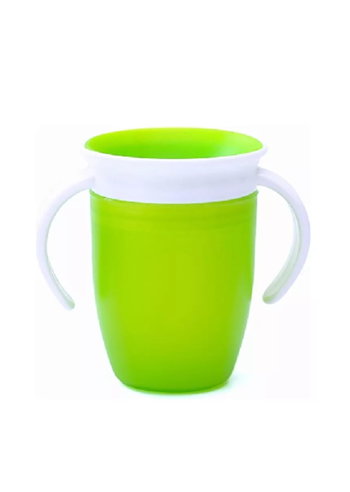 VASO ENTRENADOR 360° A PRUEBA DE DERRAMES INNOVASHOP, COLOR VERDE - 1