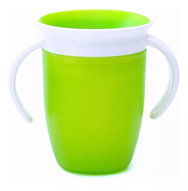 VASO ENTRENADOR 360° A PRUEBA DE DERRAMES INNOVASHOP, COLOR VERDE - 2
