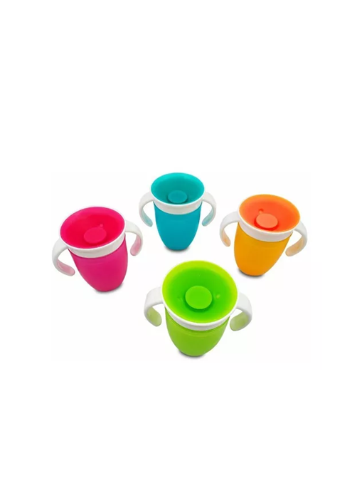 VASO ENTRENADOR 360° A PRUEBA DE DERRAMES INNOVASHOP, COLOR NARANJA - 4