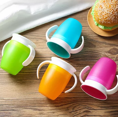 VASO ENTRENADOR 360° A PRUEBA DE DERRAMES INNOVASHOP, COLOR NARANJA - 5