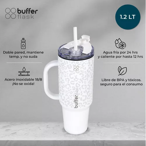VASO TÉRMICO MUG BUFFER, 1.2 L, ACERO INOXIDABLE, FRÍO Y CALOR - 2