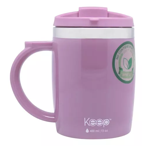 TAZA TÉRMICA KEEP, VARIOS COLORES, 400 ML - 1