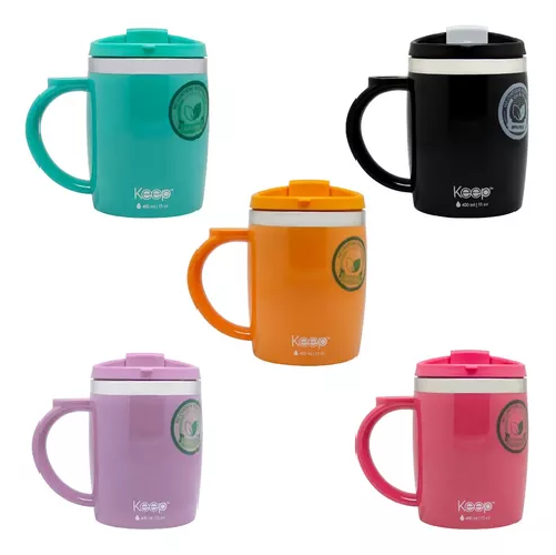 TAZA TÉRMICA KEEP, VARIOS COLORES, 400 ML - 3