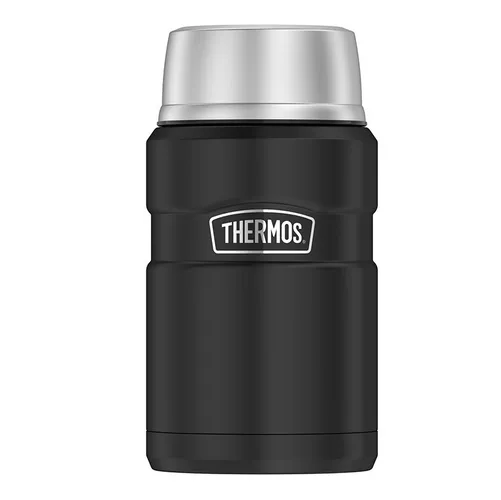 THERMO COMIDA, 710 ML, THERMOS, COLOR NEGRO - 1