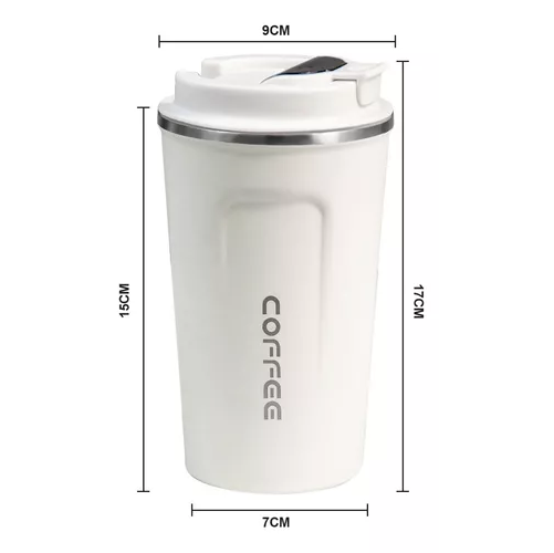 BOTELLA TÉRMICA DE CAFÉ, ACERO INOXIDABLE, PARA AGUA Y TÉ CALIENTE - 2