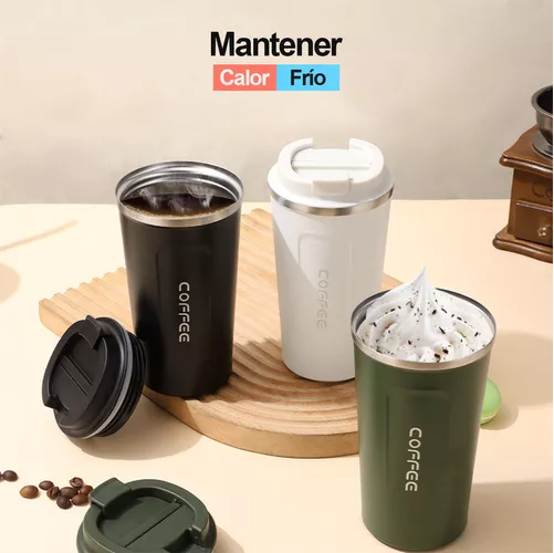 BOTELLA TÉRMICA DE CAFÉ, ACERO INOXIDABLE, PARA AGUA Y TÉ CALIENTE - 3