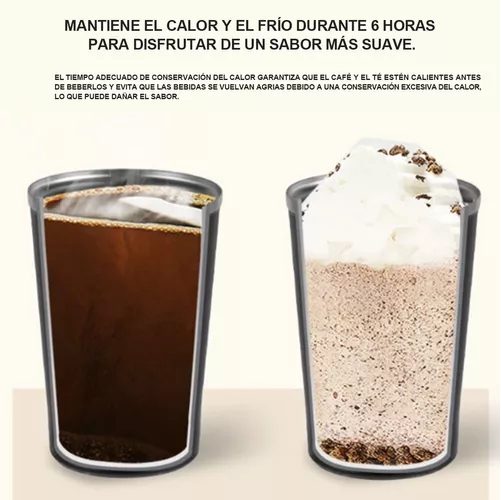 BOTELLA TÉRMICA DE CAFÉ, ACERO INOXIDABLE, PARA AGUA Y TÉ CALIENTE - 6