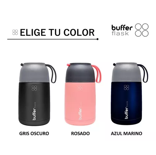 TERMO DE COMIDA Y LÍQUIDO BUFFER, MULTIPROPÓSITO, 630 ML + CUCHARA - 6