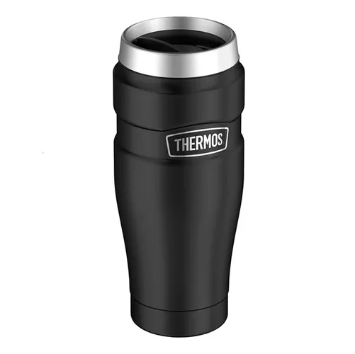 THERMOS STAINLESS KING, ACERO INOXIDABLE, 470 ML, NEGRO - 3