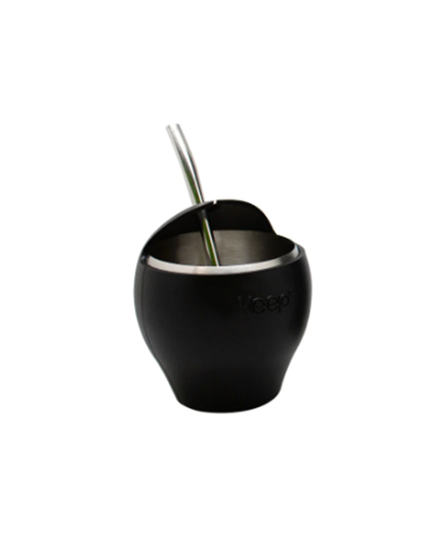 SET DE MATE Y TERMO BALA KEEP, COLOR NEGRO - 3