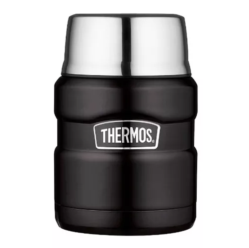 TERMO DE COMIDA KING, ACERO INOXIDABLE, 470 ML, NEGRO, THERMOS - 2