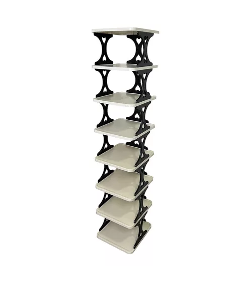 ORGANIZADOR DE ZAPATOS 8 NIVELES NEGRO - 3