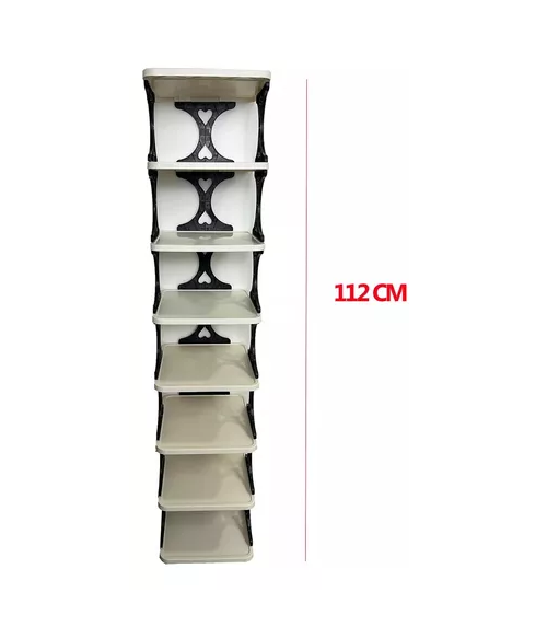 ORGANIZADOR DE ZAPATOS 8 NIVELES BLANCO - 4
