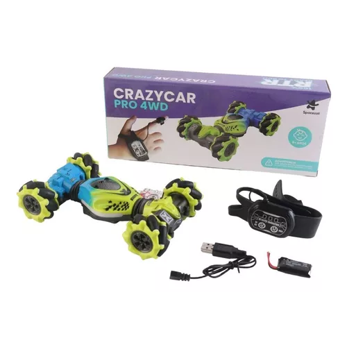 AUTO LOCO 4X4 TRUCOS PRO CON CONTROL 2.4G VERDE - 4