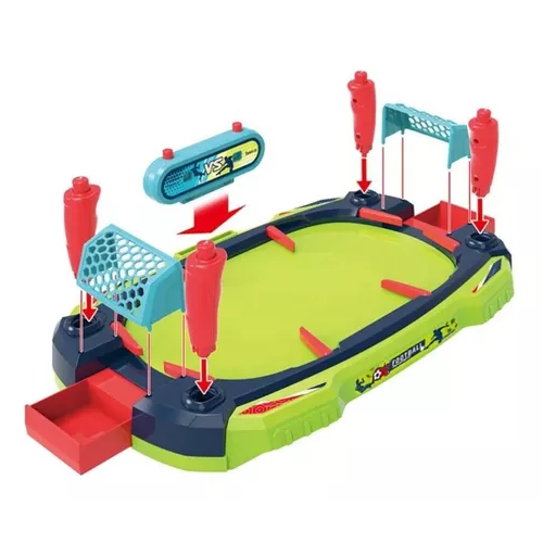 MINI FUTBOLITO DE MESA TIPO FLIPPER ROJO - 6