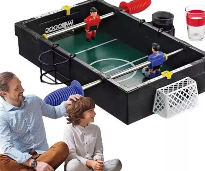 MINI TACA MESA NIÑOS FÚTBOL PORTATIL PERSONA MULTICOLOR - 2