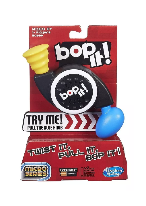 MESA HASBRO GAMES BOP IT! MICRO SERIES NEGRO - 1