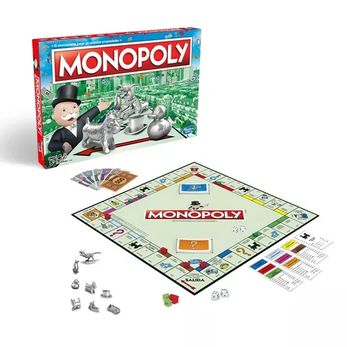 JUEGO DE MESA HASBRO MONOPOLY CLÁSICO 2-6 JUGADORES 8+ EN ESPAÑOL - 1
