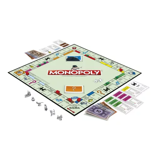 JUEGO DE MESA HASBRO MONOPOLY CLÁSICO 2-6 JUGADORES 8+ EN ESPAÑOL - 3