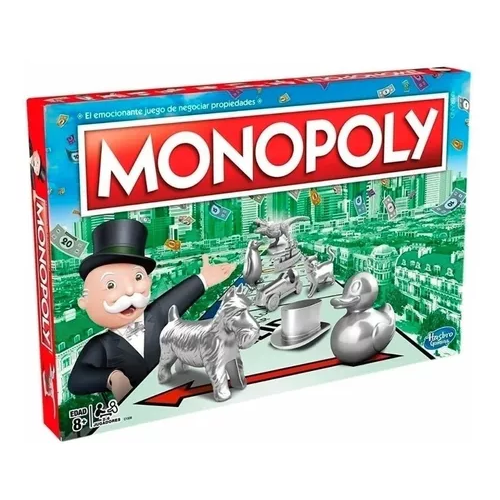 JUEGO DE MESA HASBRO MONOPOLY CLÁSICO 2-6 JUGADORES 8+ EN ESPAÑOL - 5