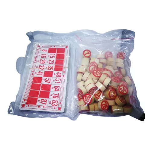 JUEGO DE LOTERÍA, BINGO CLÁSICO CON NÚMEROS DE MADERA - 5