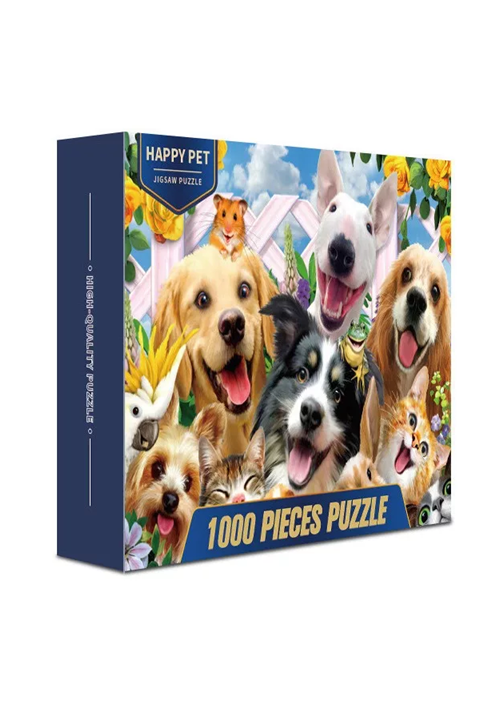 ROMPECABEZAS , X LINDOS PERROS MULTICOLOR - 1