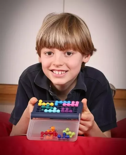 JUEGO DE LÓGICA IQ PUZZLER, 120 DESAFÍOS, COLOR AZUL - 5
