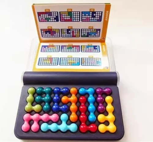 JUEGO DE LÓGICA IQ PUZZLER, 120 DESAFÍOS, COLOR AZUL - 6