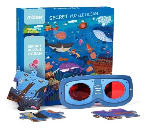 PUZZLE 'EL OCÉANO SECRETO', MIDEER, ROMPECABEZAS, COLOR AZUL - 1