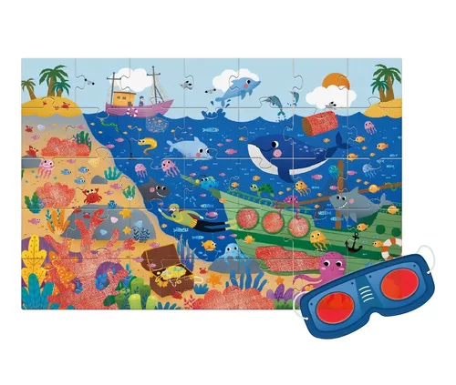 PUZZLE 'EL OCÉANO SECRETO', MIDEER, ROMPECABEZAS, COLOR AZUL - 2