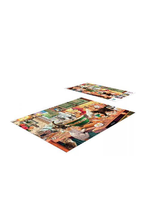 ROMPECABEZAS 70X50CM EL GATO ESTÁ EN LA COCINA MULTICOLOR - 2