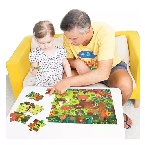 PUZZLE 'EL BOSQUE SECRETO', MIDEER, ROMPECABEZAS, COLOR VERDE - 3