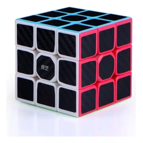 CUBO RUBIK WARRIOR W CARBONO QIYI 3X3 FIBRA CARBONO MULTICOLOR - 2