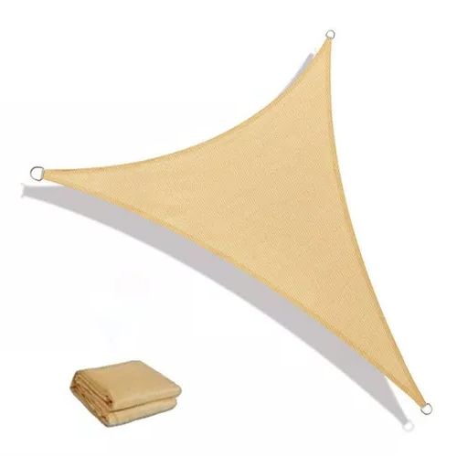 TOLDO SOMBRA IMPORTADO, 5X5X5 M, ANTI UV, COLOR CREMA - 2