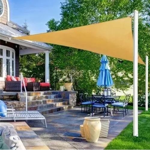 TOLDO SOMBRA IMPORTADO, 5X5X5 M, ANTI UV, COLOR CREMA - 3