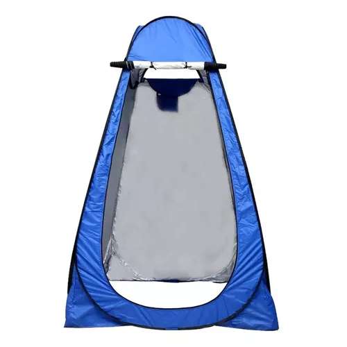 CARPA CASETA DE BAÑO Y VESTIDOR PORTÁTIL PARA CAMPING, 1 PERSONA, COLOR VERDE - 6