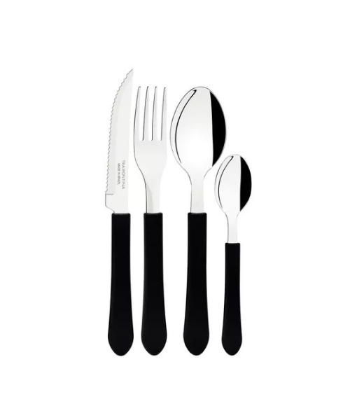 CUBIERTOS LEME NEGRO PARA COCINA HOGAR - 1